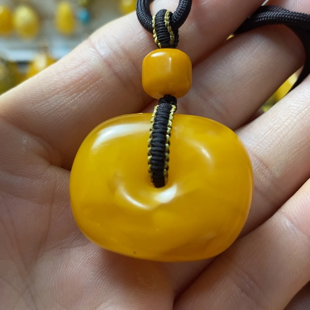 蜜蜡未镶嵌颈饰蜜蜡吊坠