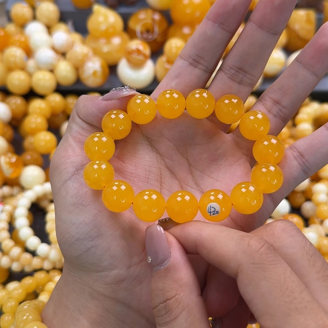 蜜蜡未镶嵌珠宝奇石同料14mm