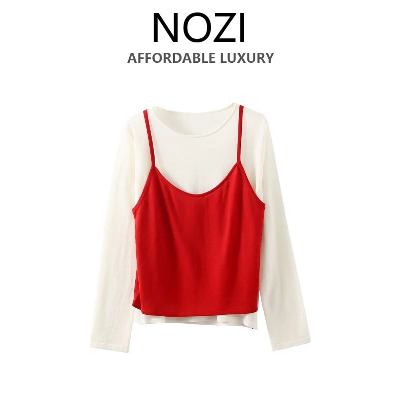 【NOZI】女装针织衫高定轻奢风2024新款洋气A028