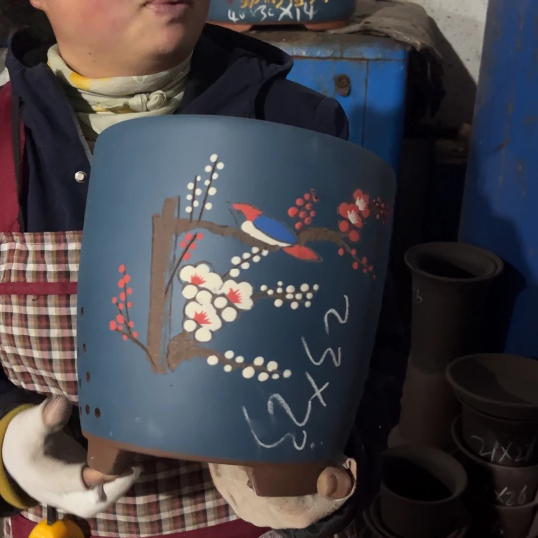 紫砂花盆紫砂花盆