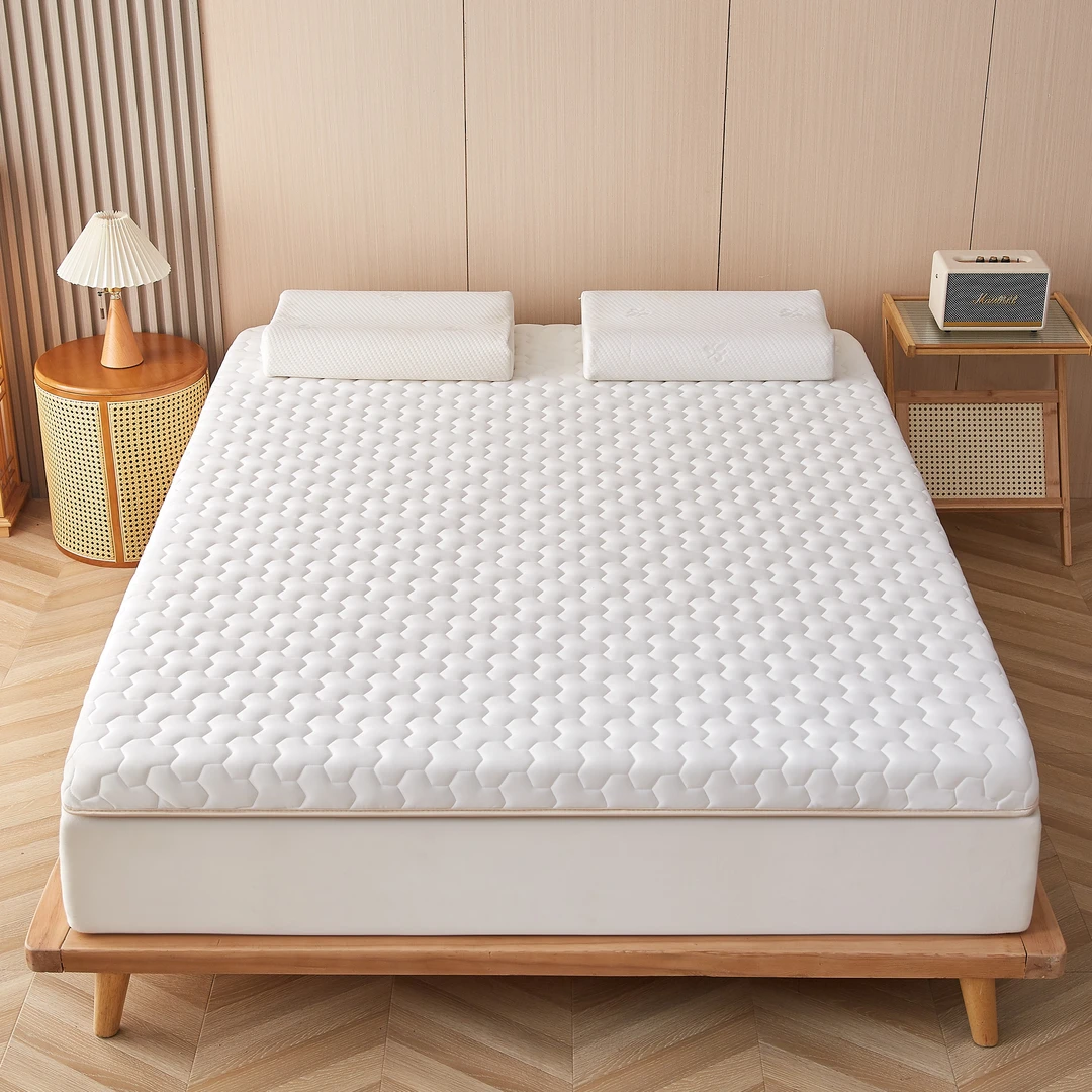 A类乳胶单边牛奶丝卧室宿舍海绵床垫床褥子榻榻米加厚舒适不变形