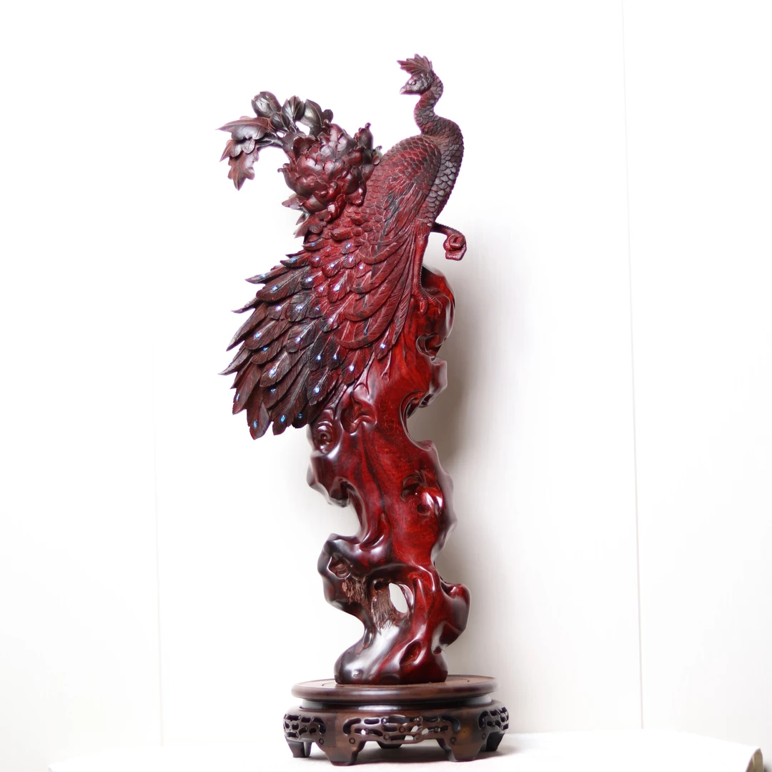 e22638 檀香紫檀-花开富贵