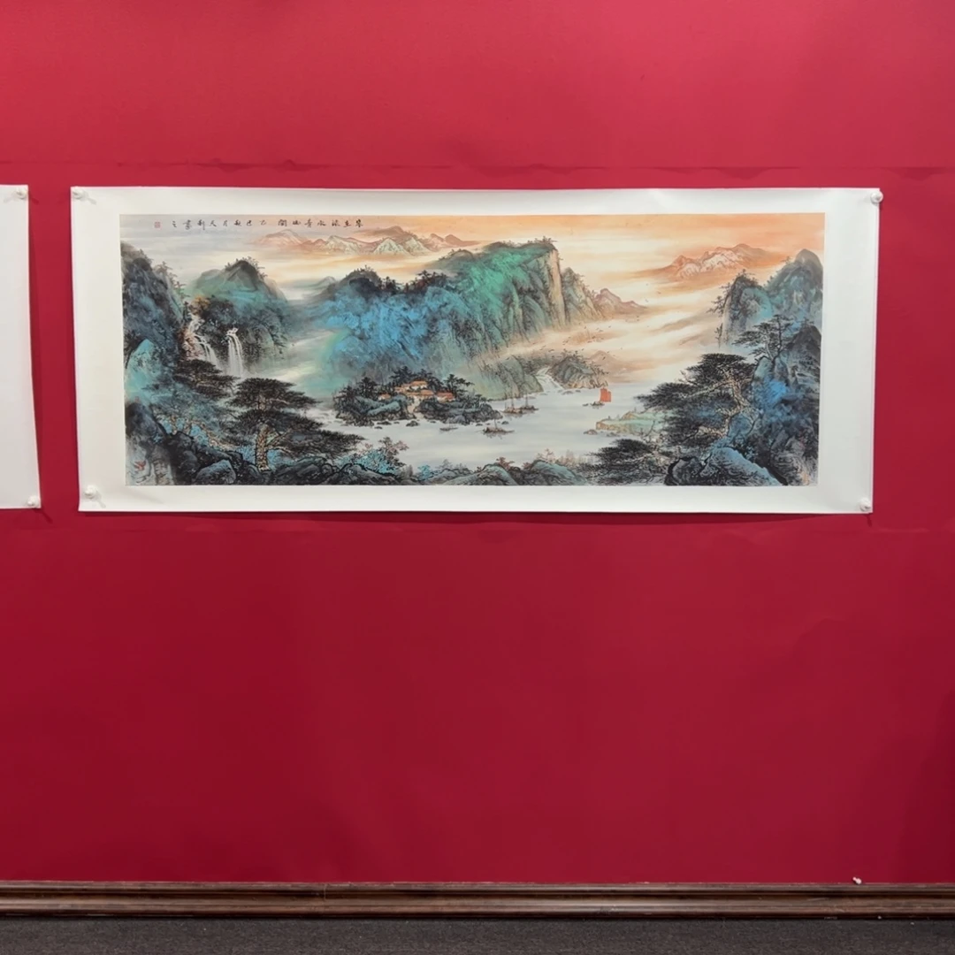 叶***秋国画黄天利老师小六尺