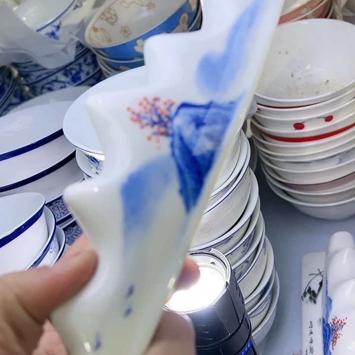 壶手绘山水笔架陶瓷一个