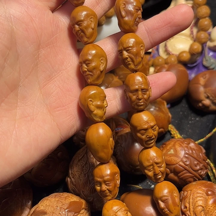 手串/手链橄榄核归渔罗汉