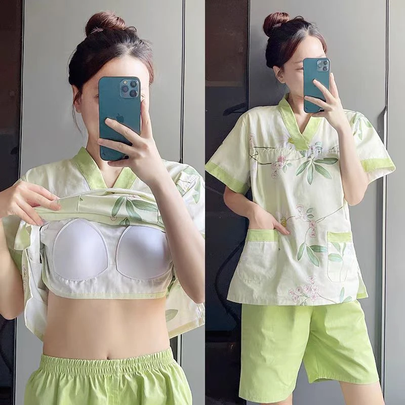 2025新款汗蒸服女款纯棉带胸垫情侣浴服男士桑拿服洗浴中心按摩服