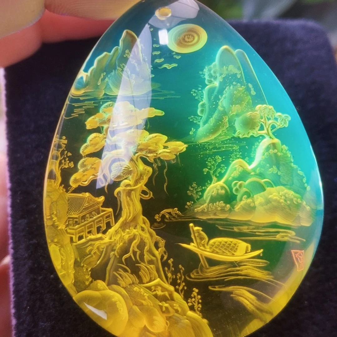 【闪购商品】金珀吊坠(不含链)未镶嵌