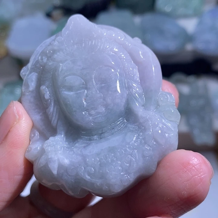 【闪购商品】颈饰未镶嵌翡翠观音头