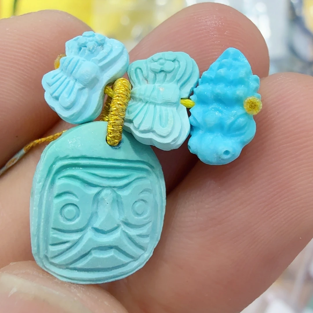 绿松石未镶嵌配饰