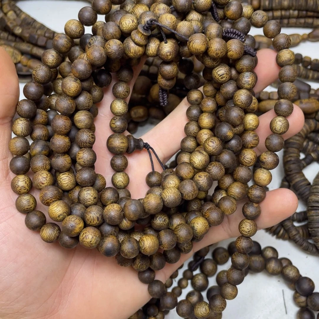 沉香沉香碎屑+0.8圆珠多圈24克加多样性发一