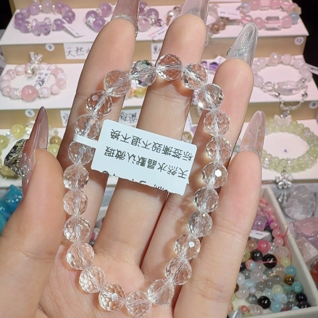 水晶手串未镶嵌白水晶
