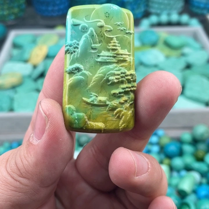 菱锰矿未镶嵌珠宝半成品