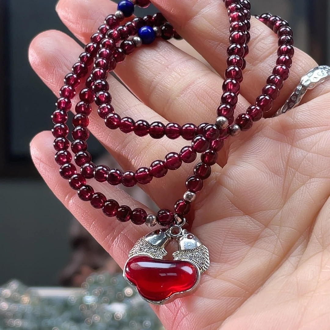 Z****水晶手链未镶嵌石榴石