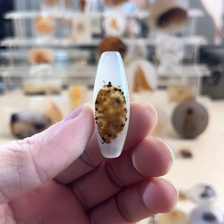 玛瑙/玉髓未镶嵌吊坠(不含链)