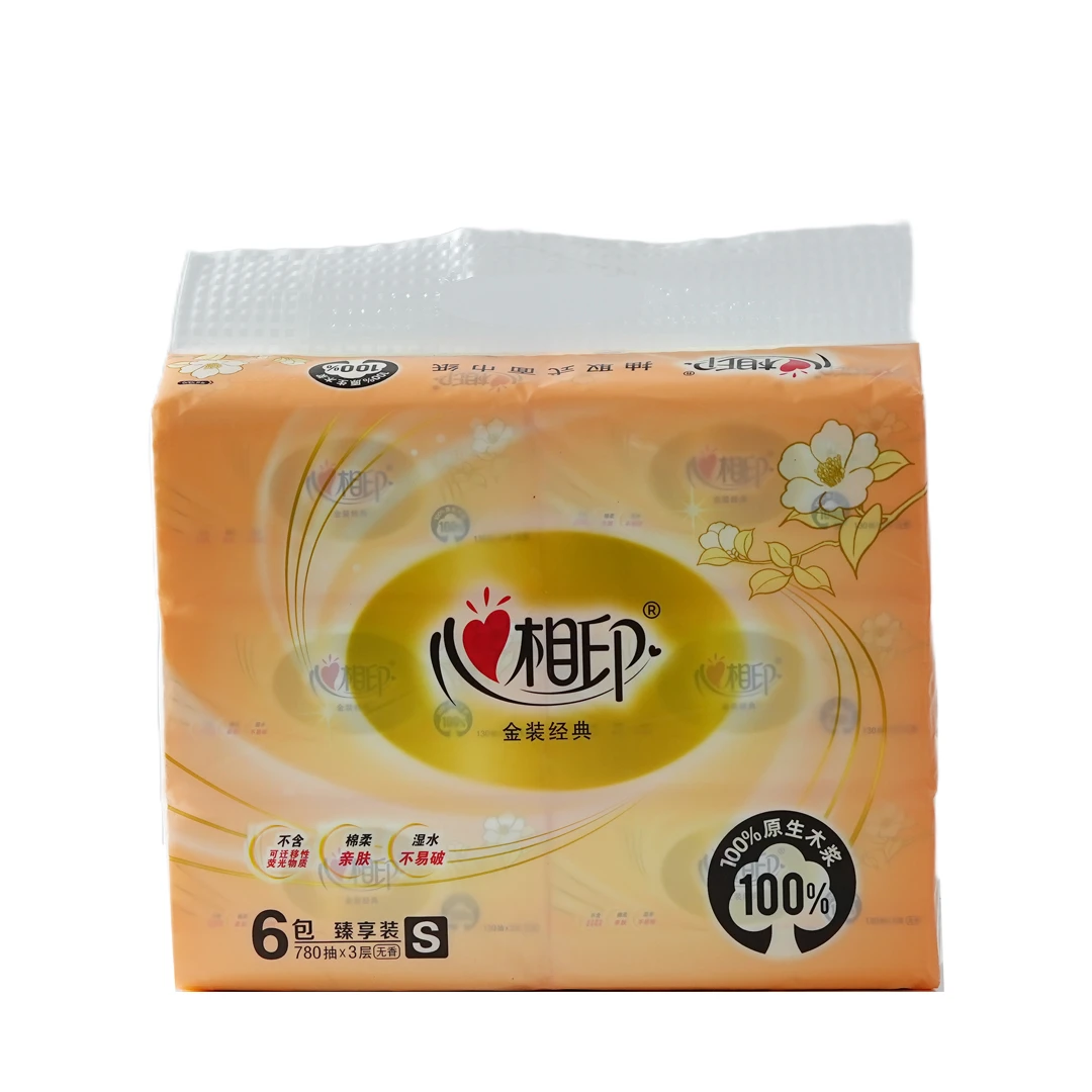 心相印纸抽6包 *6包/提
