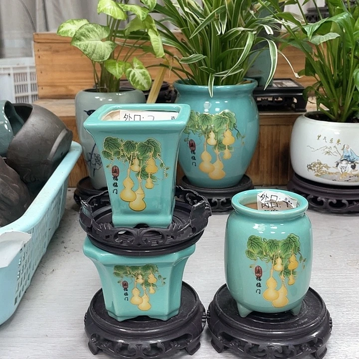 陶瓷花盆精美紫砂花盆