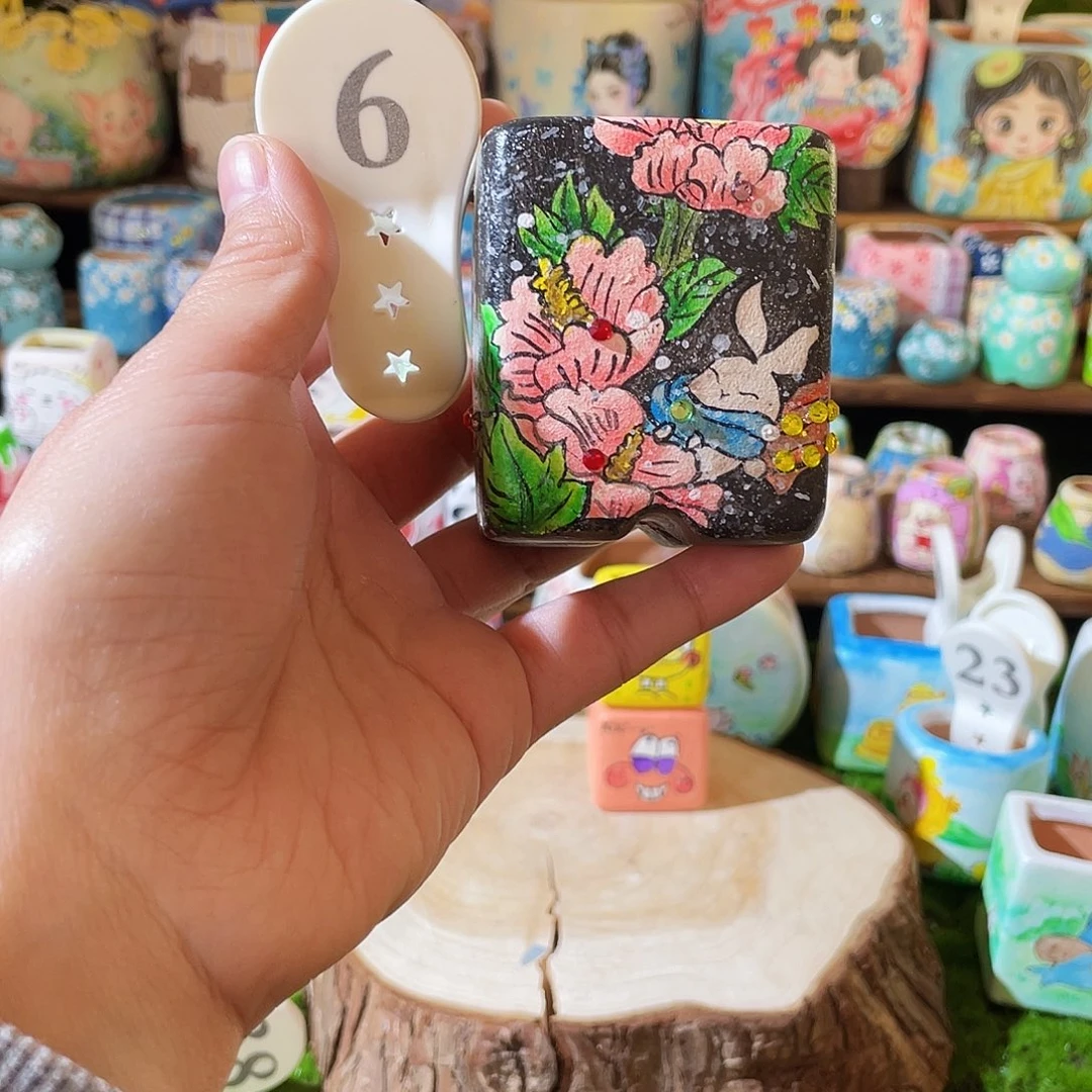 红陶6…..手工手绘