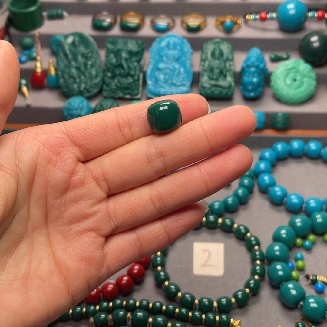 石材洋*洋卡14老油绿老型一颗