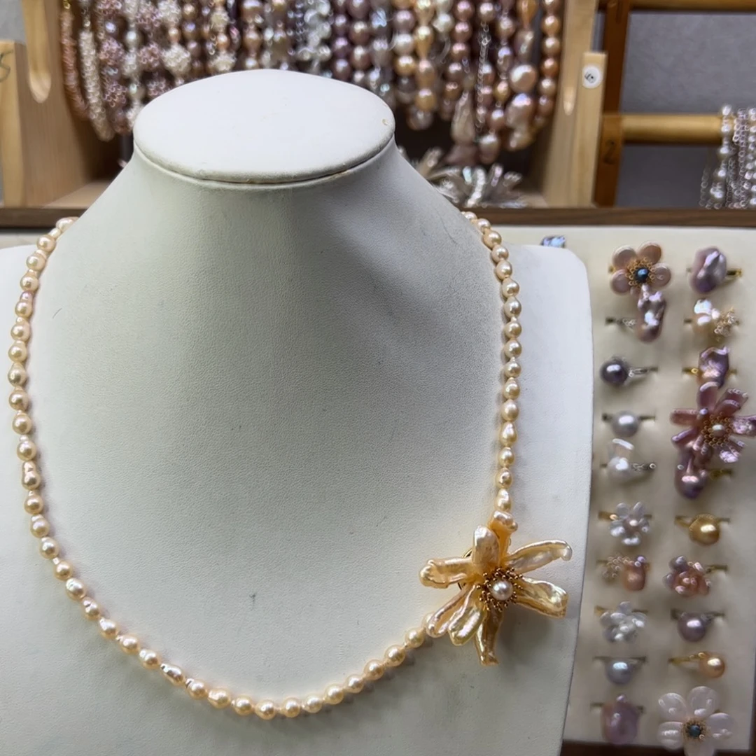 合金淡水珍珠手绳