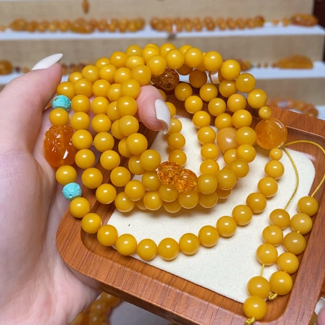 【闪购商品】未镶嵌颈饰蜜蜡项链