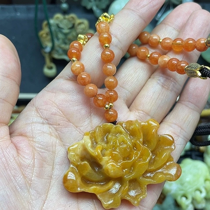 未镶嵌岫玉吊坠吊坠