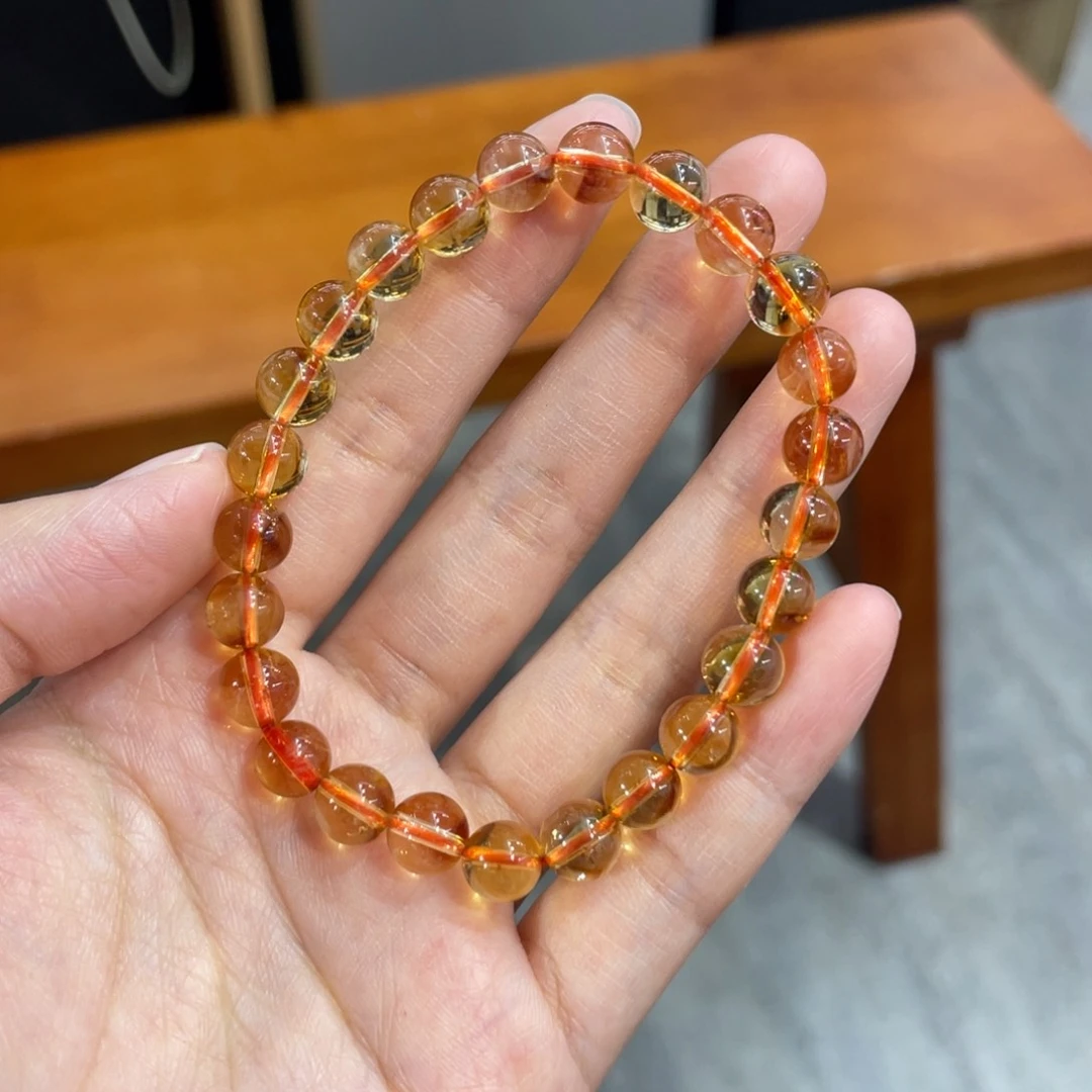 水晶手链未镶嵌黄塔晶
