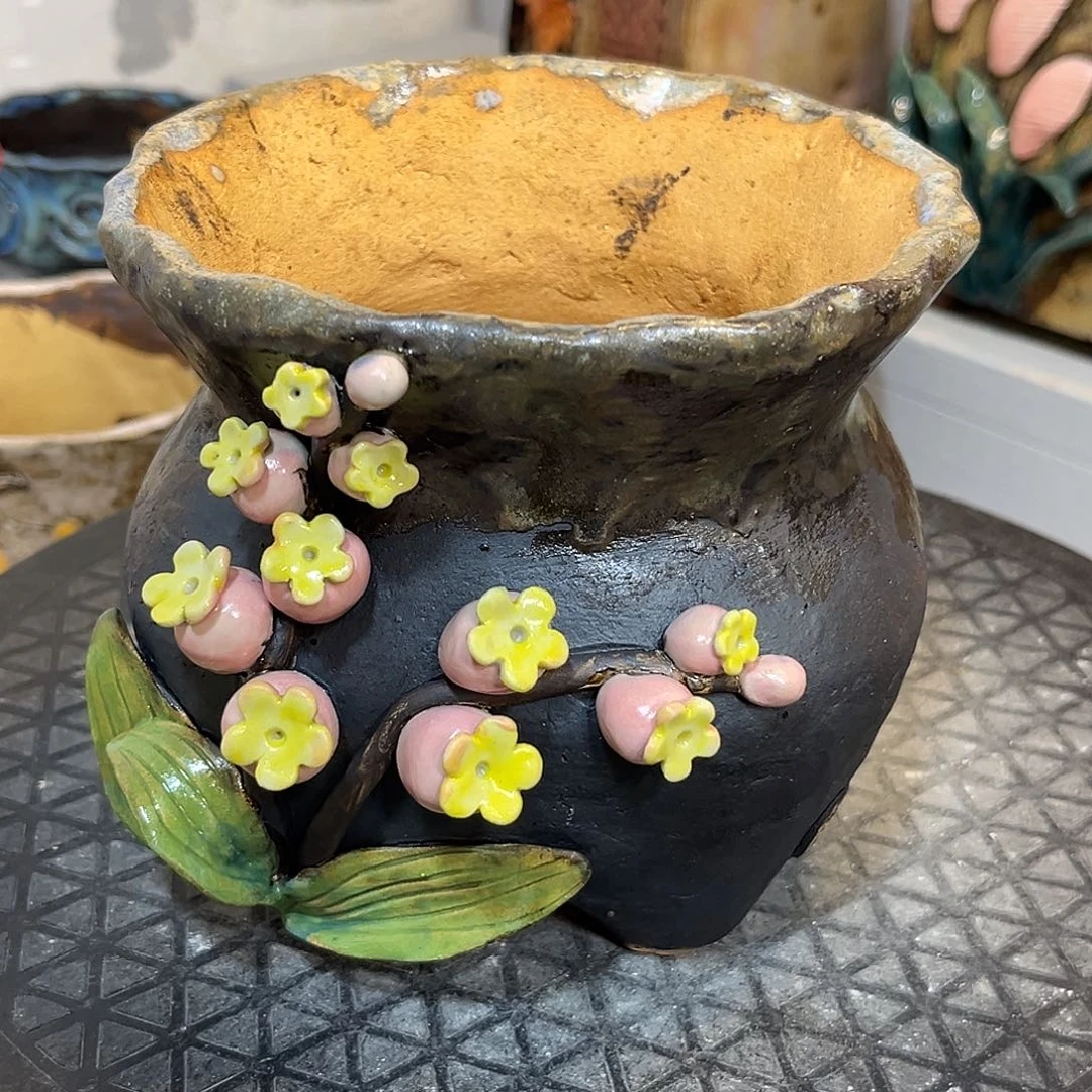 福利35 号陶然花器手工花盆