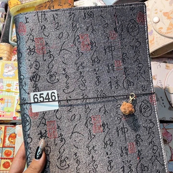 刺绣?**?b5活页不加纸6546勾丝惠5➕挂件