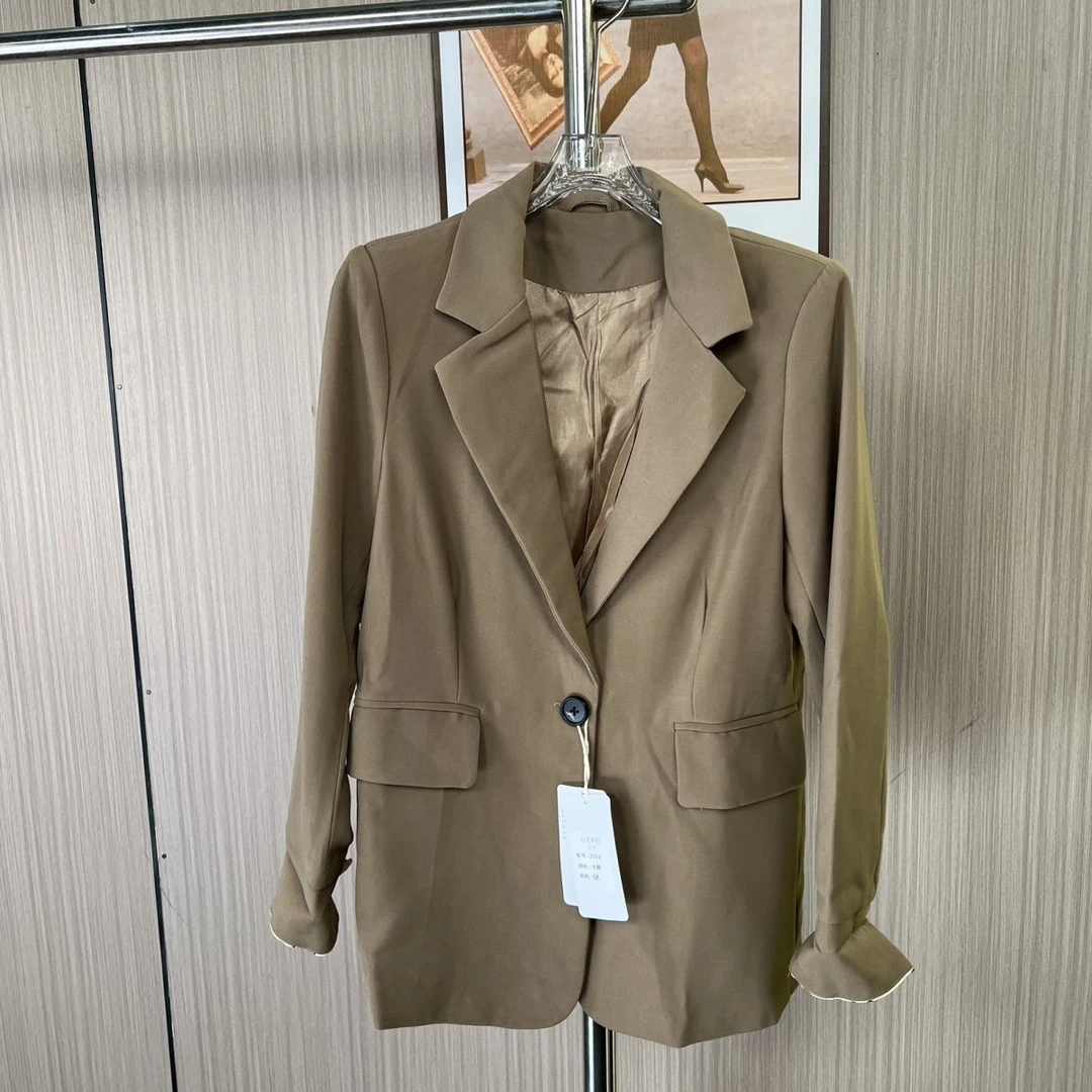 2102撤柜气质西服小西装春秋休闲西装高级外套新款上衣韩版