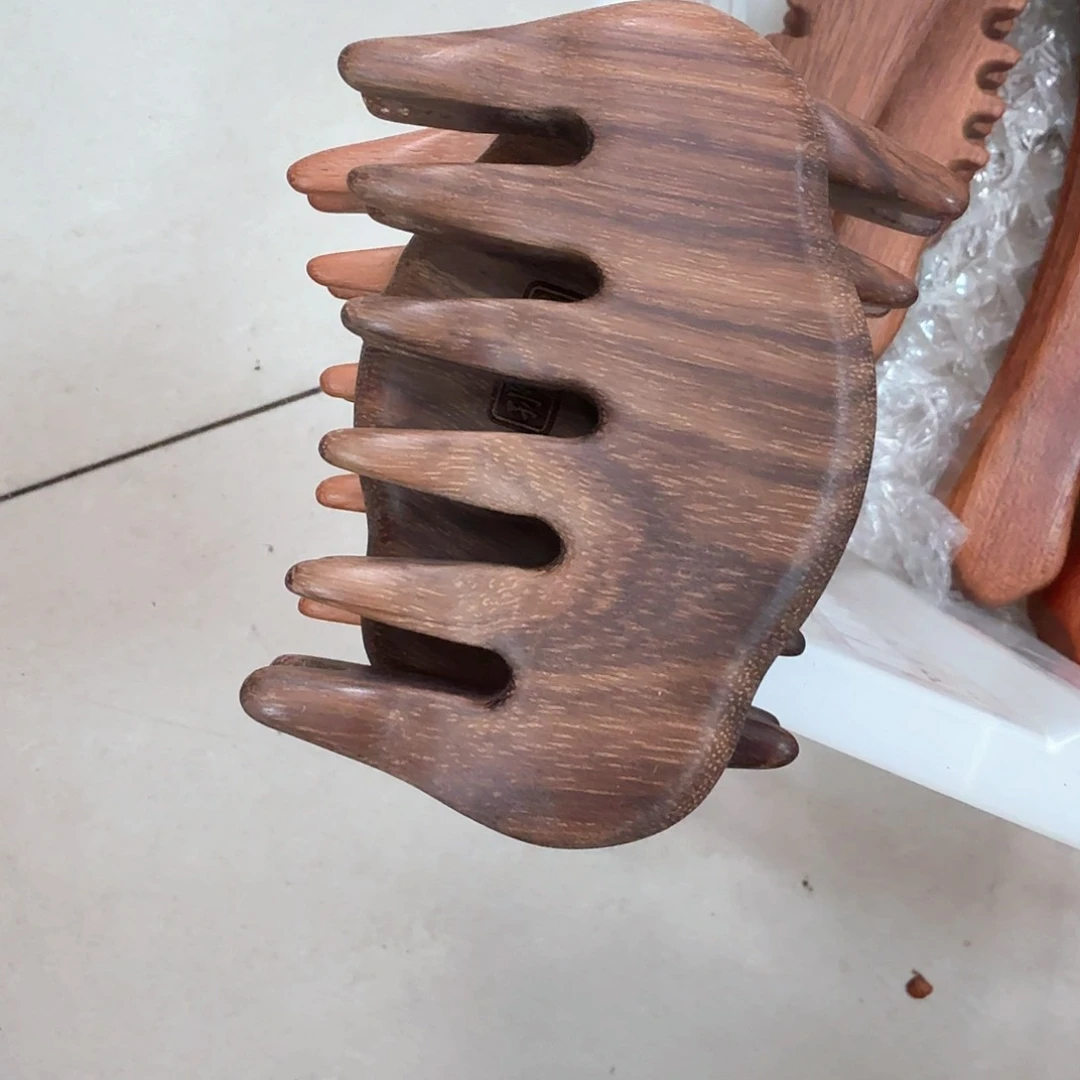 红木云朵梳子瑕疵款