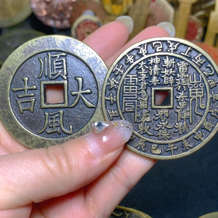 铜现代工艺品翻砂铸造两枚