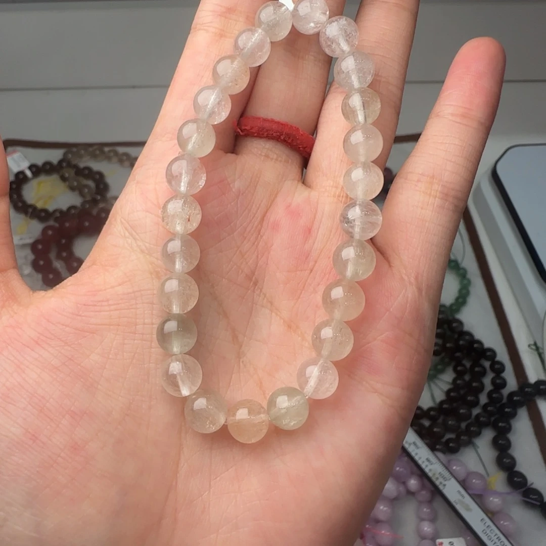 水晶手链未镶嵌彩兔毛7.7mm