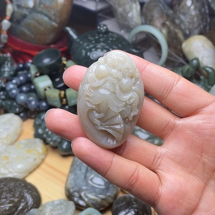 思***铭和田玉未镶嵌挂件