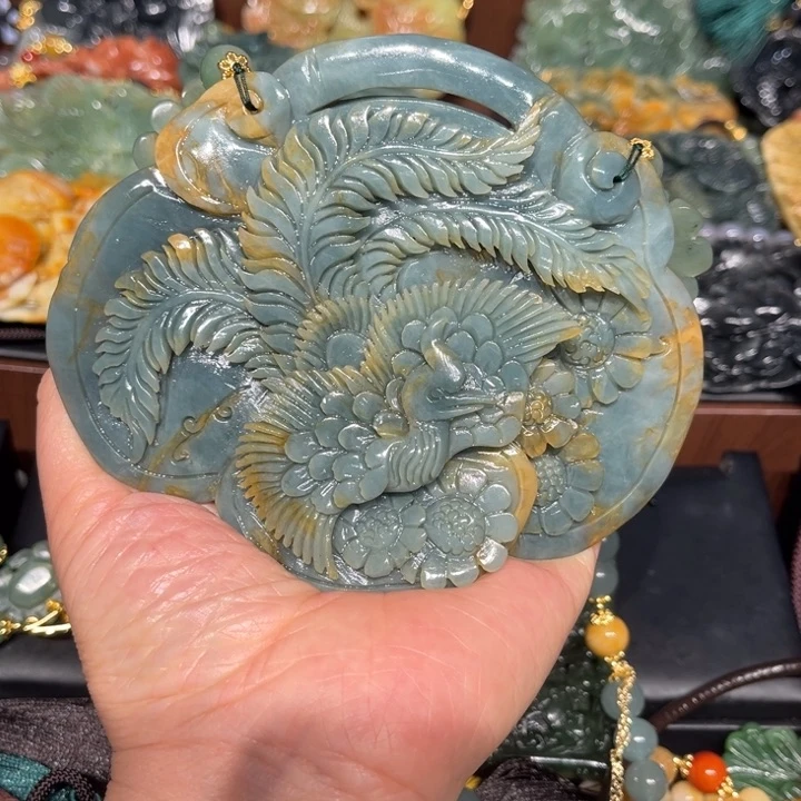 岫玉未镶嵌毛衣链玄*