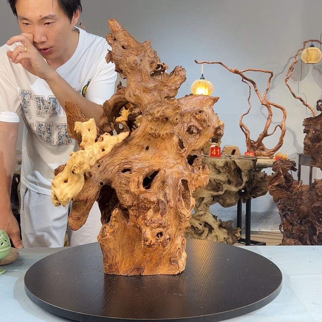 吃***名香榧木皖南根雕111自然一体