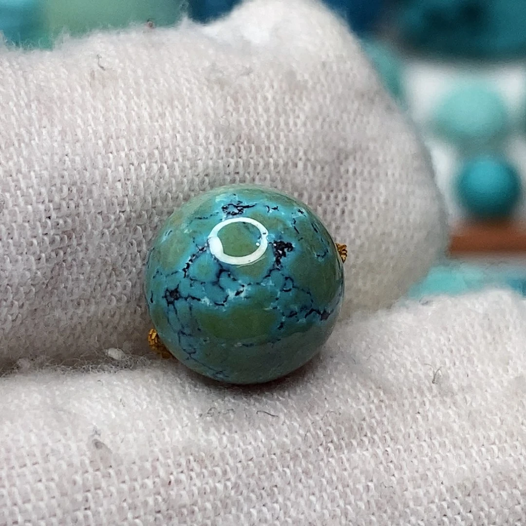 绿松石未镶嵌天然原矿 带武汉地大证书