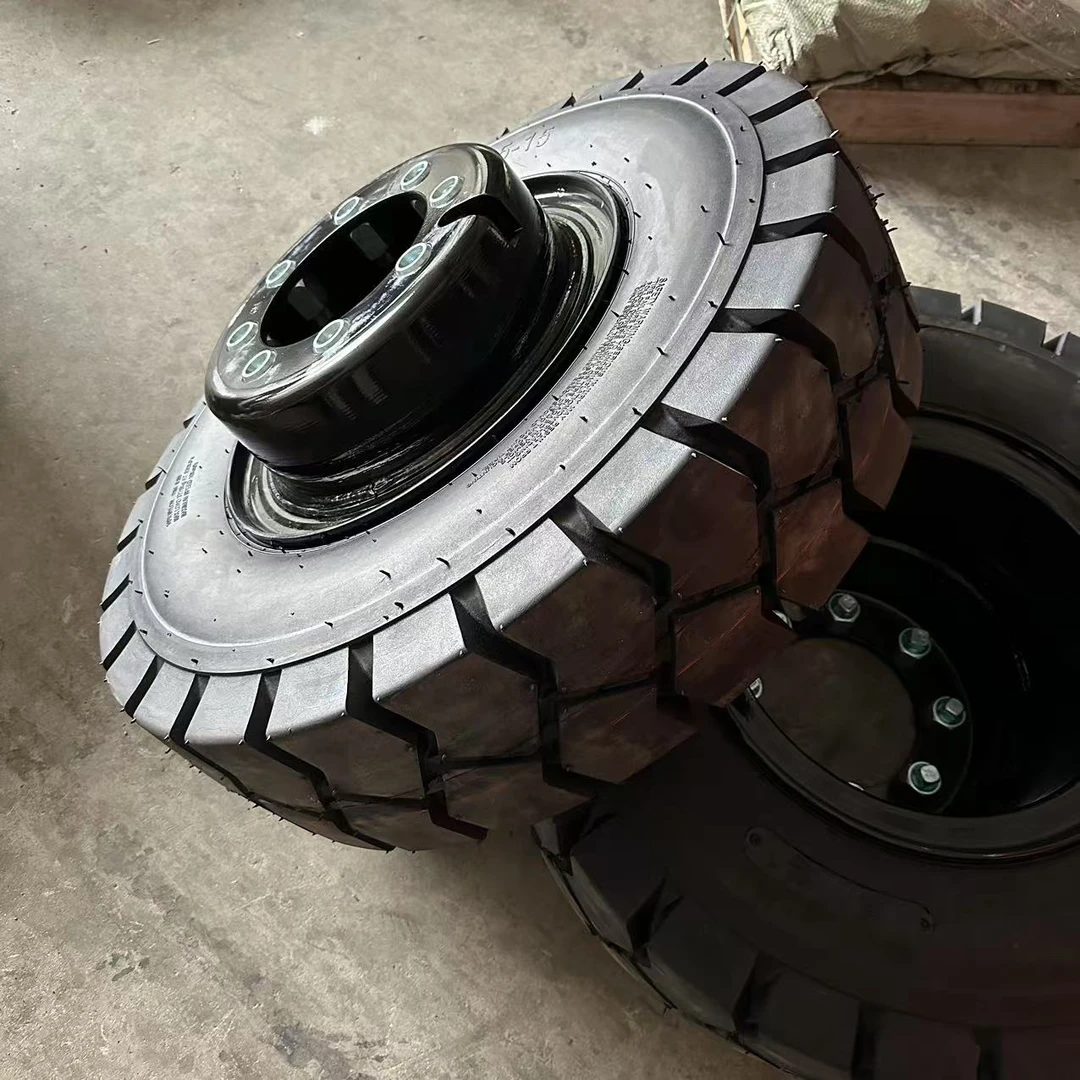 杭叉前轮改装双胎825-15轮胎双轮加双轮加宽4吨和5吨叉车前轮改装