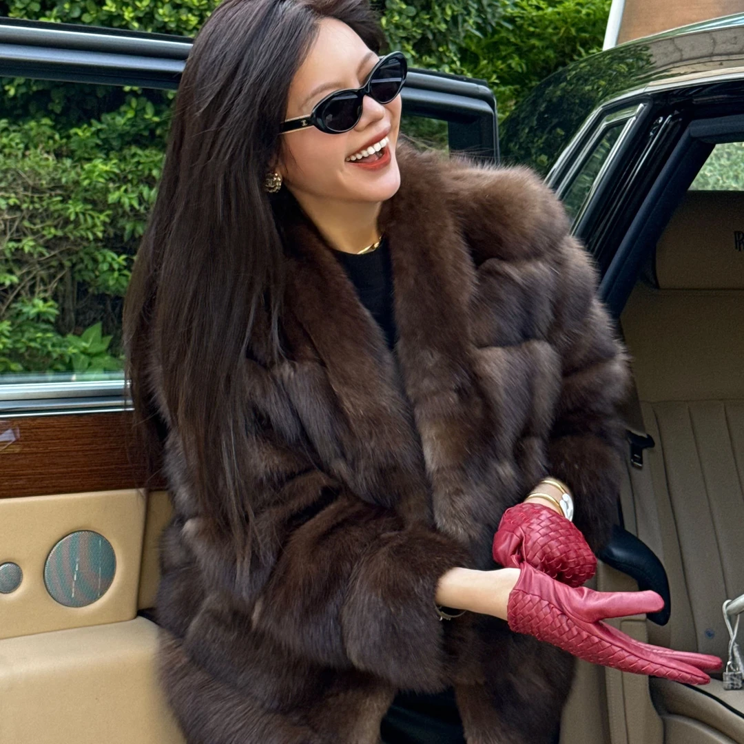 短款貂毛外套 24C0749