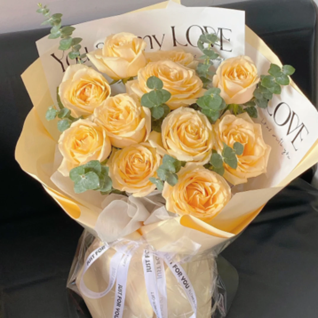 11朵香槟玫瑰玫瑰花