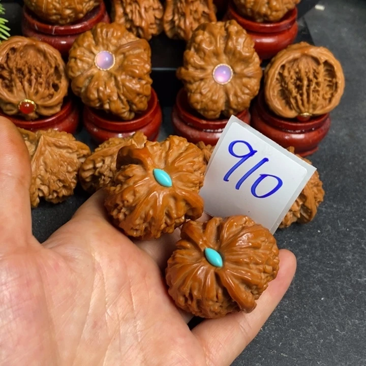 把件文玩核桃37白狮子