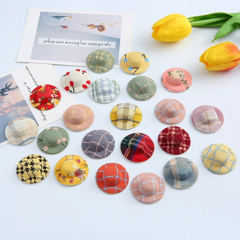 网红3.5厘米小帽子百搭DIY饰品配件发饰钥匙扣宠物儿童卡通