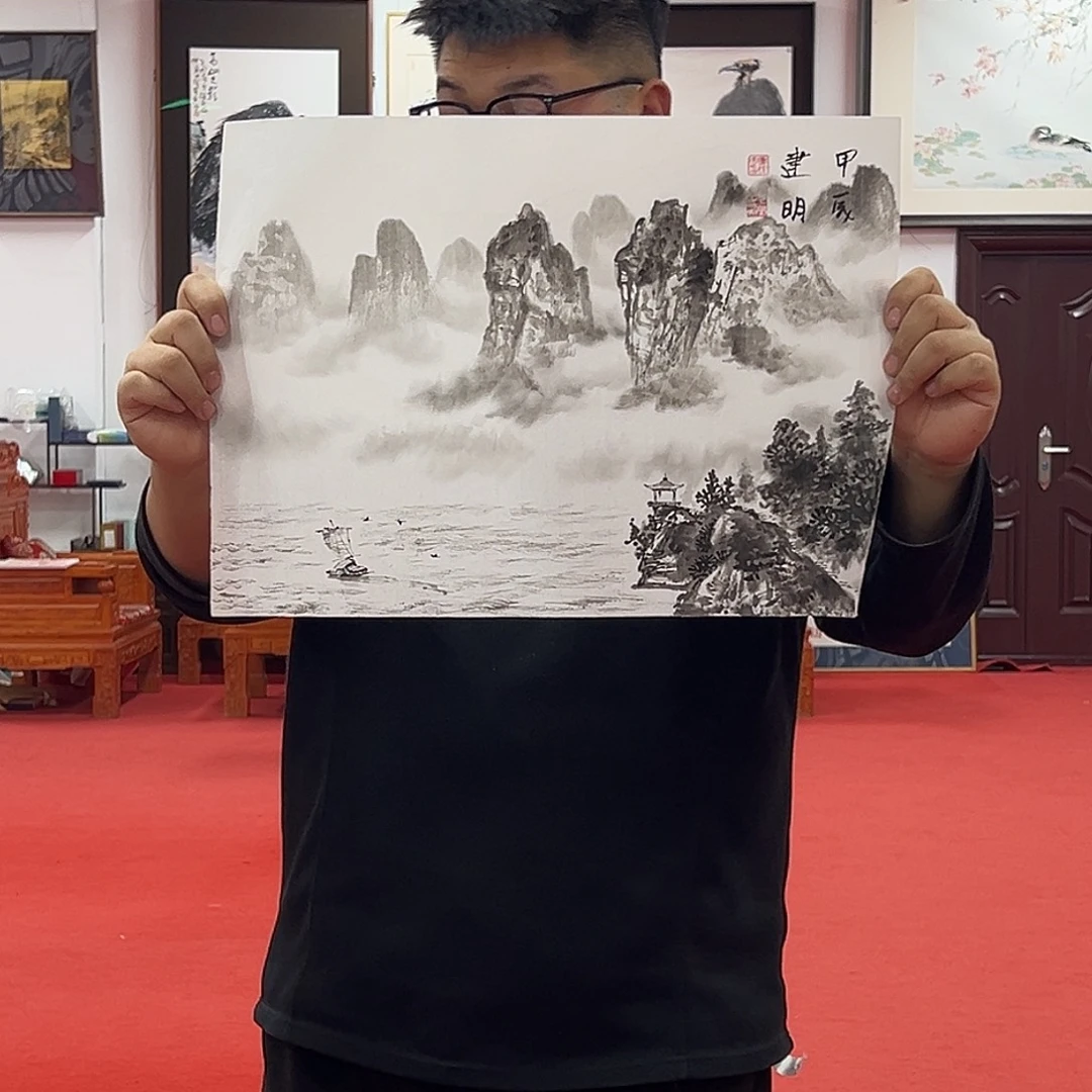 国画童建明老师艺术精品