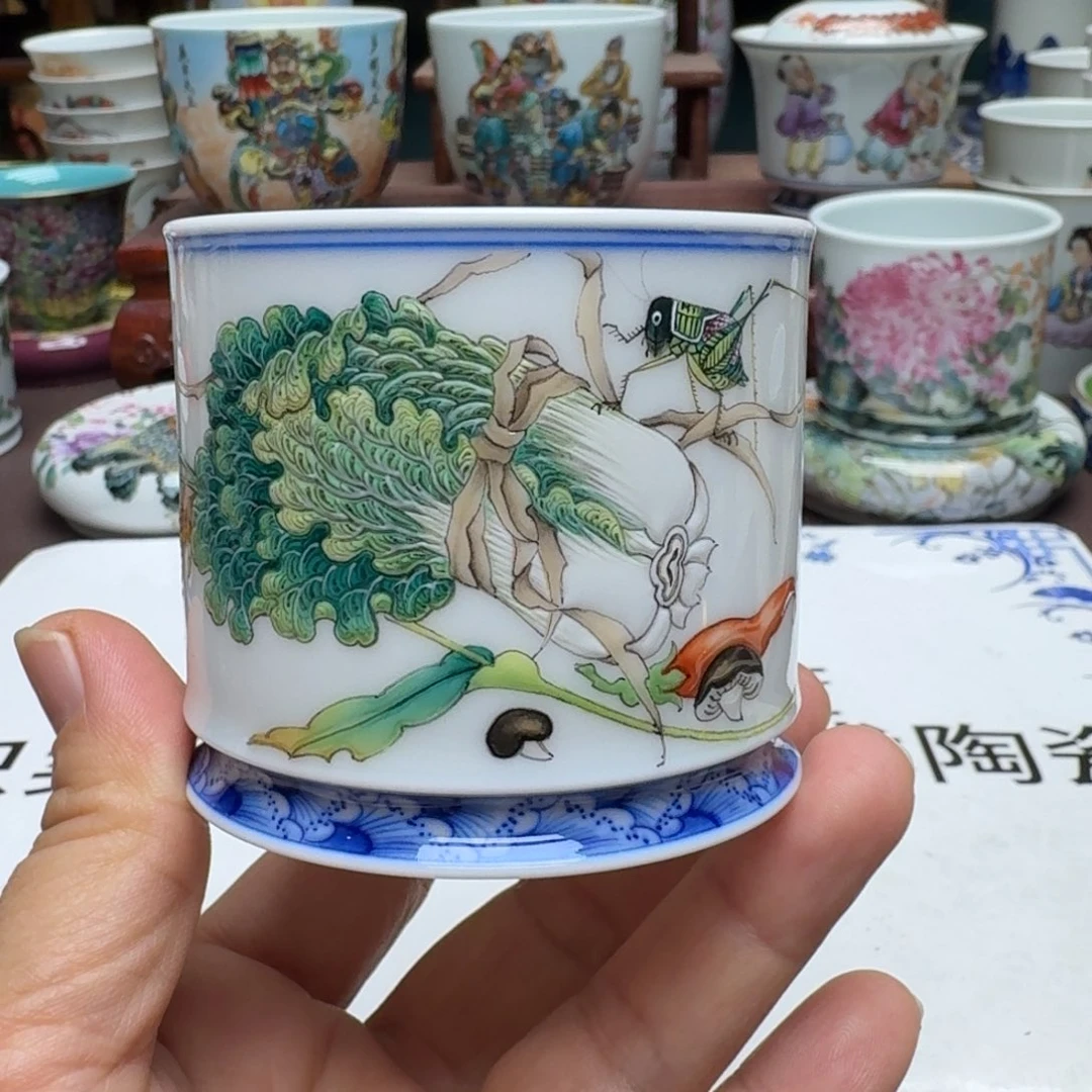 景德镇手工手绘展示