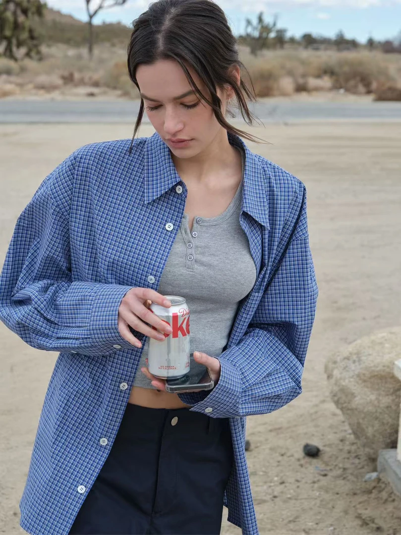 low classic 2025夏季新款韩设计师款小众复古长袖衬衣