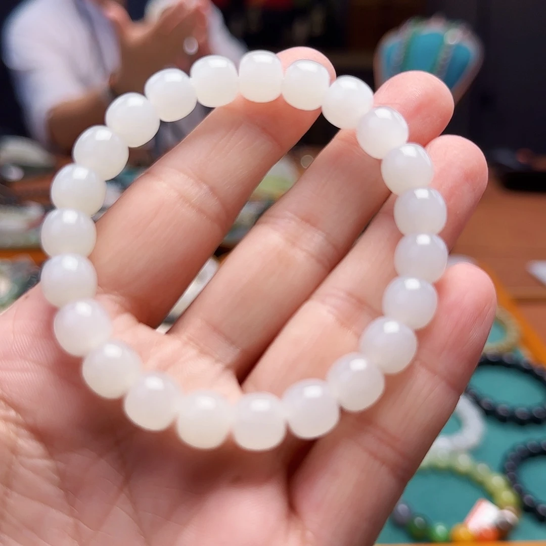 和田玉未镶嵌手链