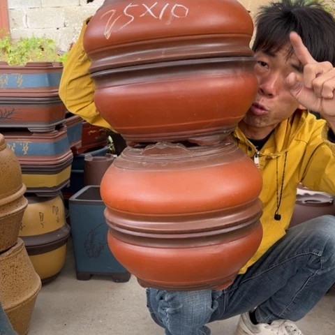 紫砂花盆特价包邮秒杀