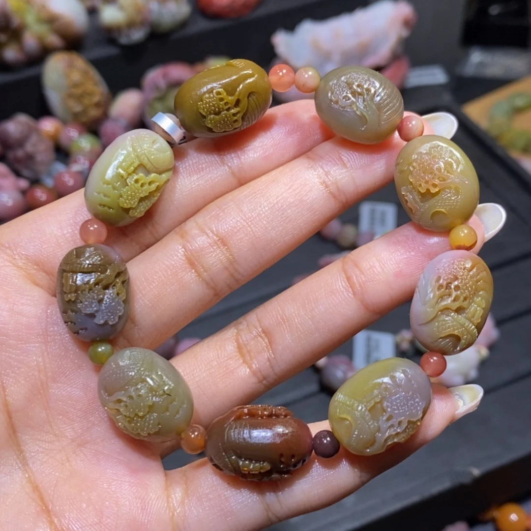 【闪购商品】未镶嵌手链玛瑙/玉髓盐源玛瑙