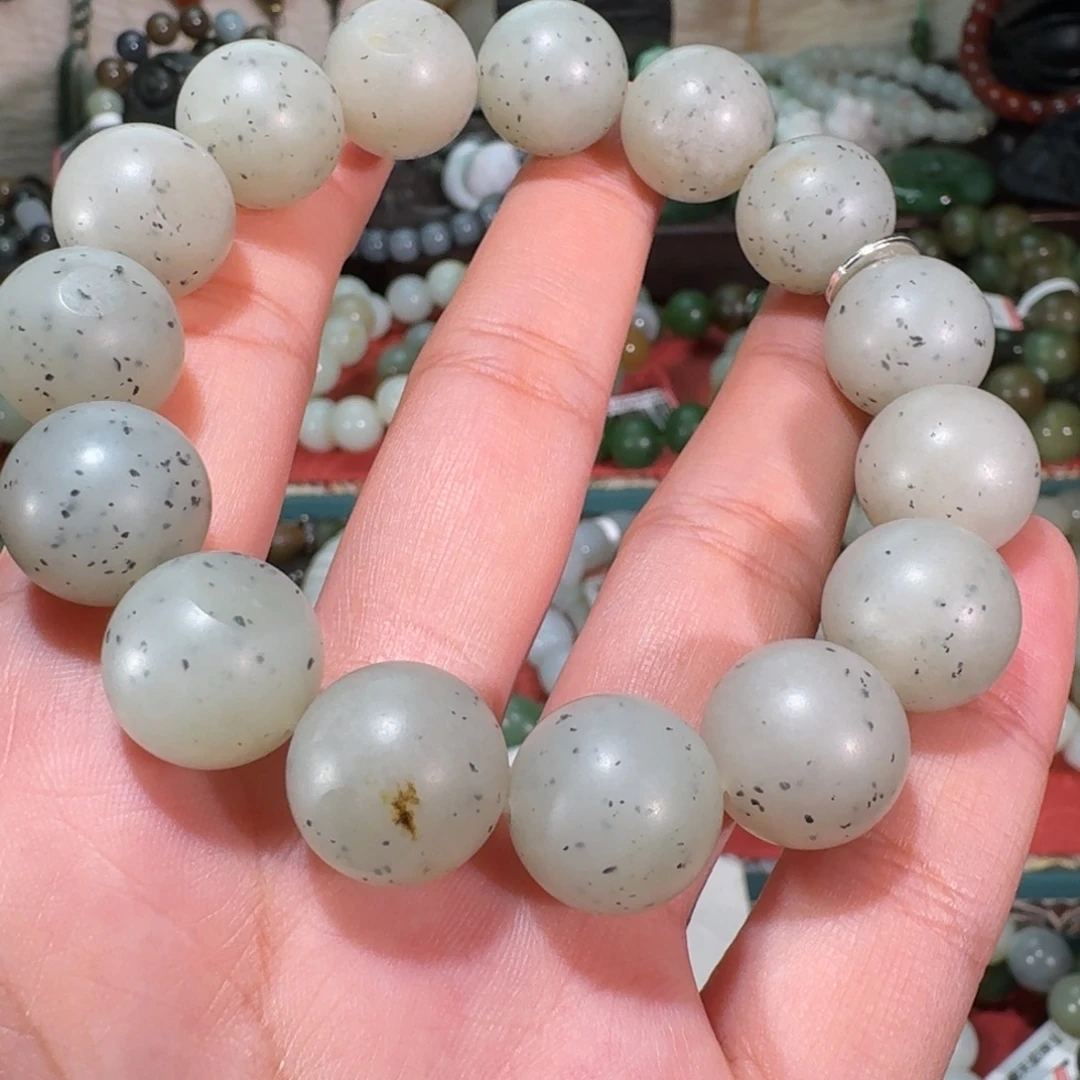 老****和田玉未镶嵌手链