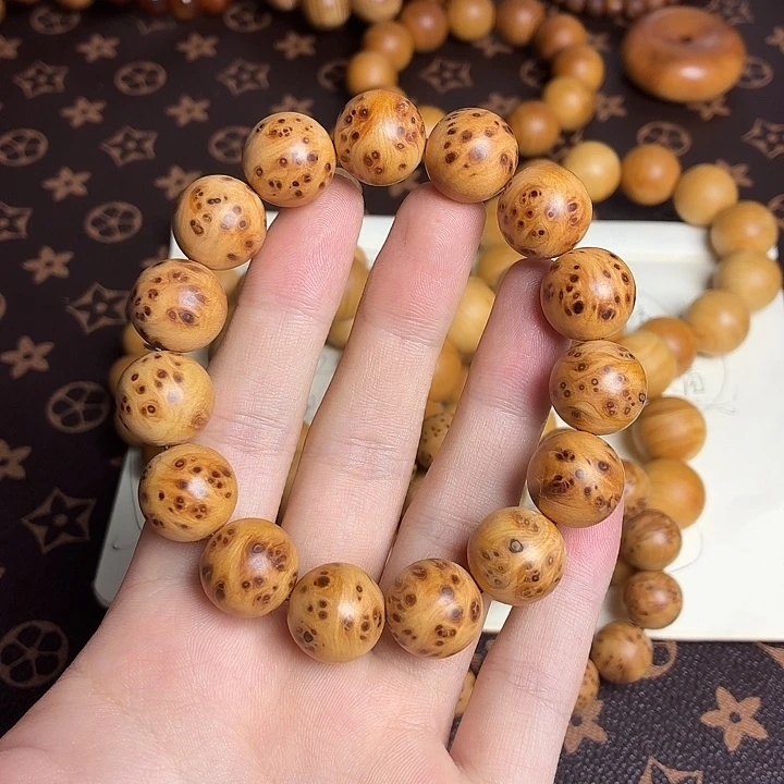 手串/手链柏木（崖柏）崖柏陈化双面瘤15mm
