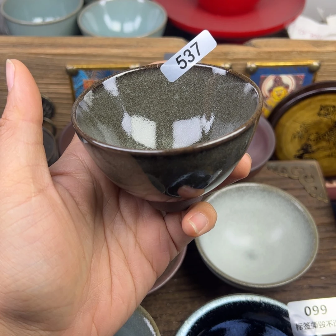 顾佳敏全手工柴烧建盏锋537